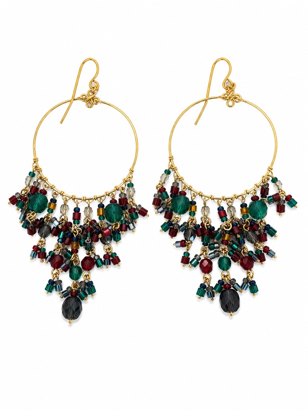 Madeira Merlot Chandelier Earrings